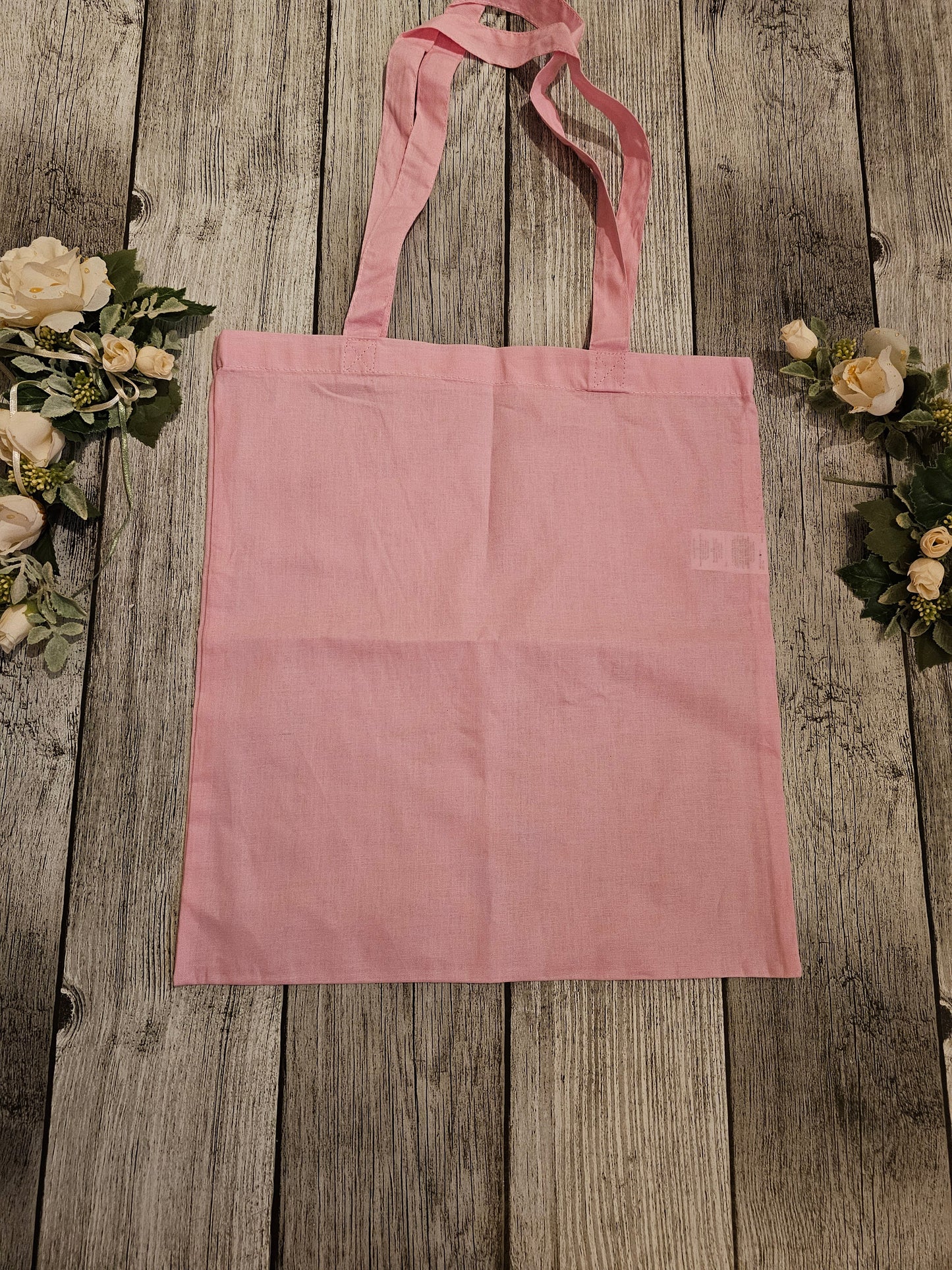 Einkaufstasche personalisiert mit Hunderasse Wunschmotiv und Wunschtext individualisiert durch die Pfötchenboutique hier in rosa