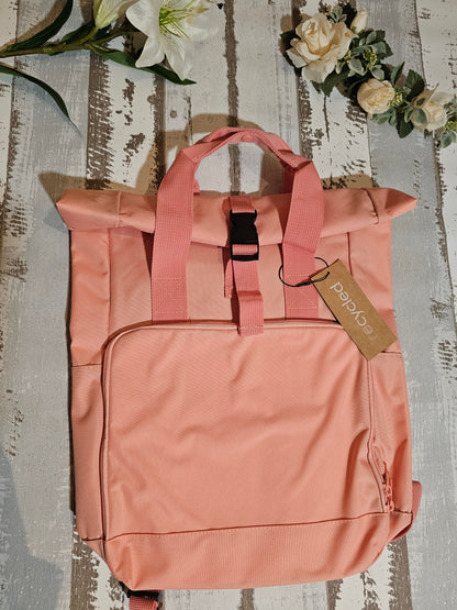 Bestickter Rolltop Rucksack mit Wunschmotiv