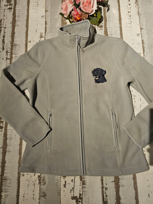 Bestickte Gassi Jacke "Hundemotiv Vorderseite" in verschiedenen Farben